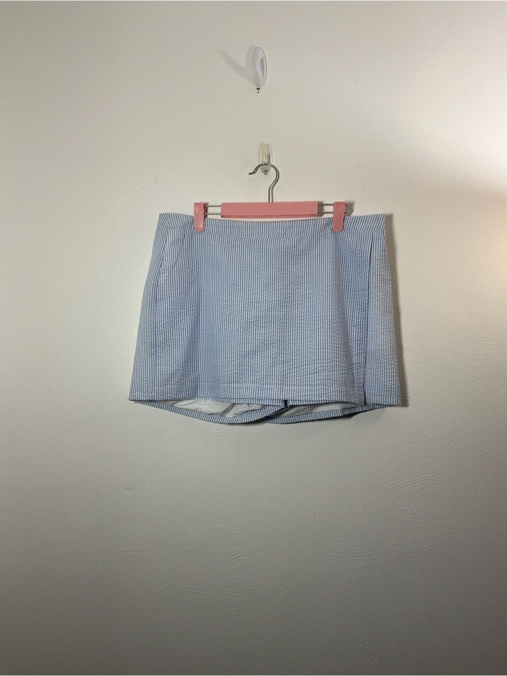 Thread & Supply Blue & White Stripe Skort Size XL